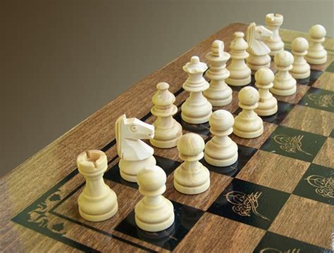 Satranç taşları satranç dizilimi
